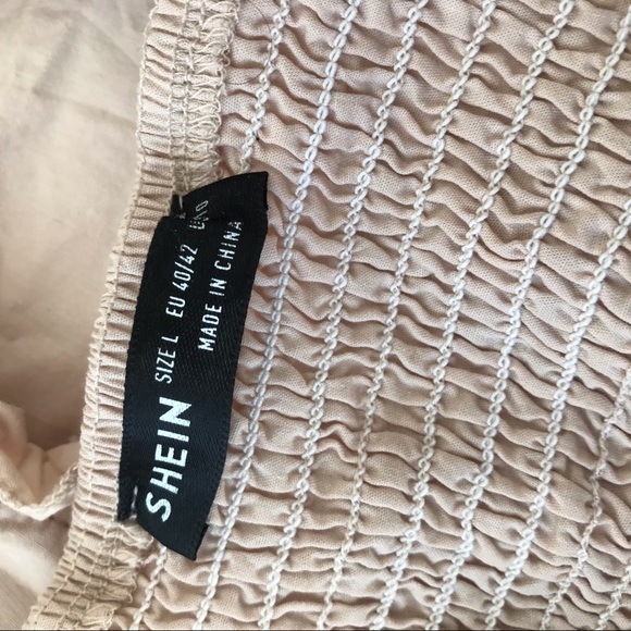 Pink Crop Top Ruffle Hem - Picture 4 of 7